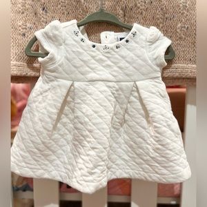 Janie and Jack quilted floral collar dress